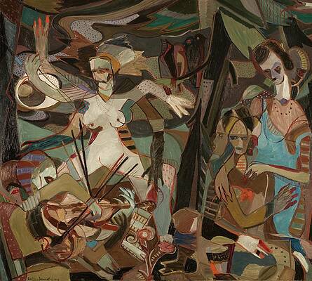 Wall Art - Painting - Dans by Erik Harry Johannessen
