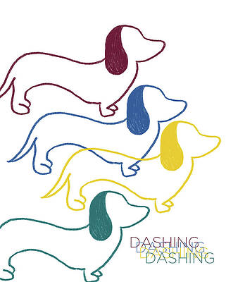 Wall Art - Mixed Media - Dashing by Sundance Q