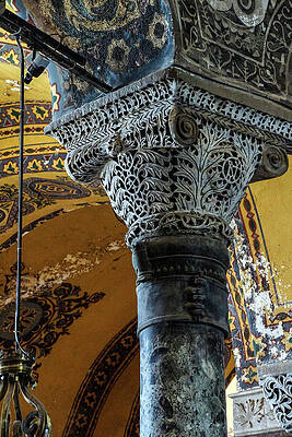 Wall Art - Photograph - Deeply undercut Corinthian columns  by Steve Estvanik