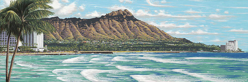 Diamond Head Paintings Fine Art America