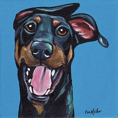 Doberman Paintings Fine Art America