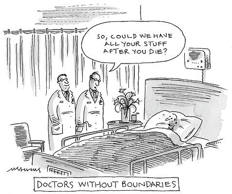 Wall Art - Drawing - Doctors Without Boundaries by Mick Stevens
