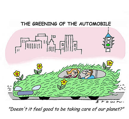 Wall Art - Drawing - Doesn't It Feel Good To Be Taking Care Of Our Planet by David Brown