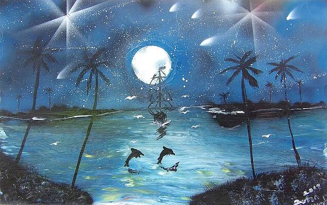 Shooting Stars Paintings Page 13 Of 13 Fine Art America