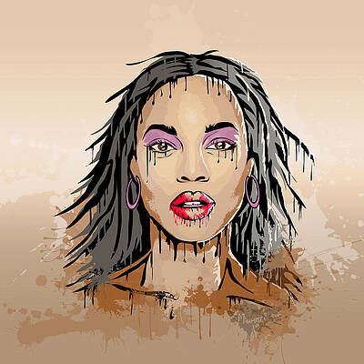 Natural African American Hair Art Fine Art America
