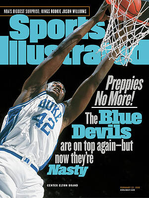 Classic Sports Prints - Duke Basketball Jason Williams -Ready2Hang- HUGE  canvas