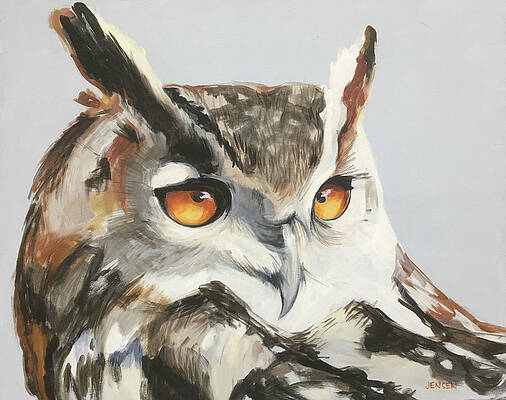 Eagle Eye Painting by Jennifer Kocher-Anderson - Fine Art America