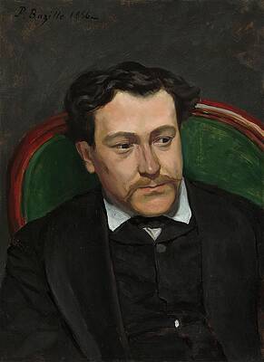 Wall Art - Painting - Edouard Blau by Frederic Bazille