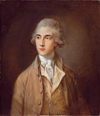 Edward Swinburne Print by Thomas Gainsborough