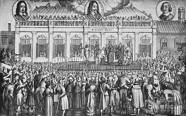 Wall Art - Drawing - Execution Of Charles I, C1649, 1903 by Print Collector