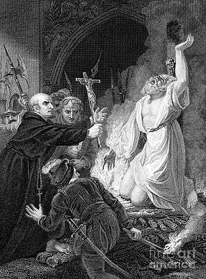 Wall Art - Drawing - Execution Of Thomas Cranmer, Archbishop by Print Collector