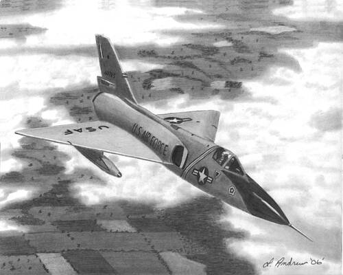 F-106 Delta Dart by Del Andrew