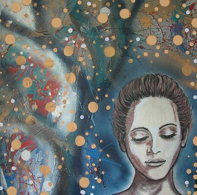 Wall Art - Drawing - Fairy Lights by Joan Stratton