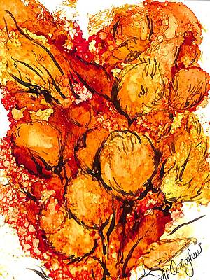 Wall Art - Painting - Fall Bloom by Patty Donoghue