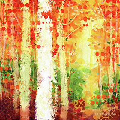 Orange Tree Paintings Fine Art America
