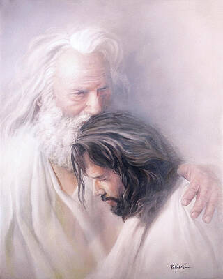 Wall Art - Painting - Father and Son by Danny Hahlbohm