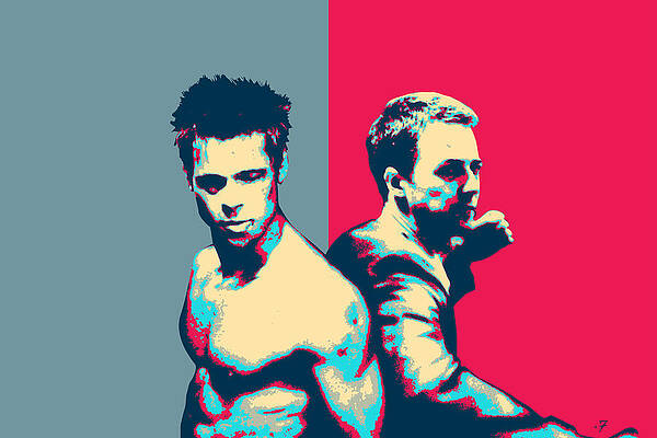 Fight Club Tyler Durden Poster by Christian Jahraus - Pixels