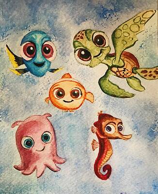 Finding Nemo Paintings Fine Art America