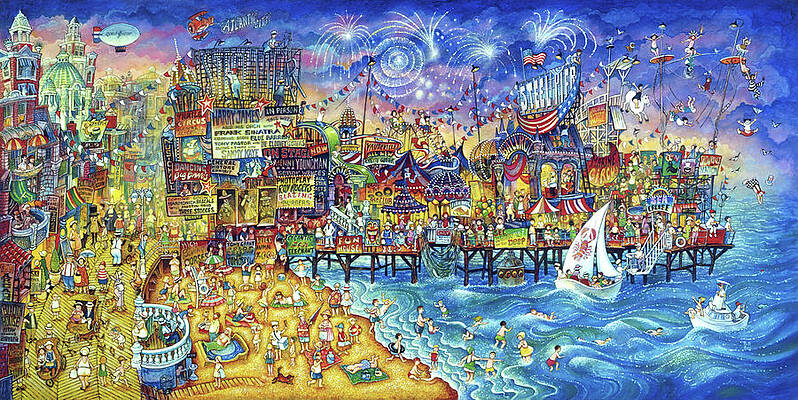 Atlantic City New Jersey Paintings Fine Art America