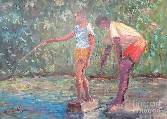 Boy Fishing Paintings for Sale (Page #5 of 20) - Fine Art America