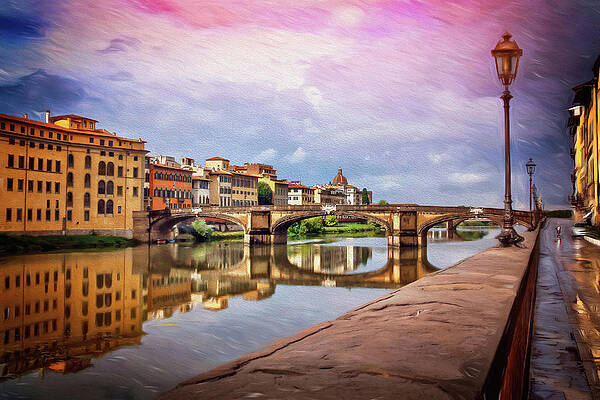 Wall Art - Photograph - Florence Italy After The Rain  by Carol Japp