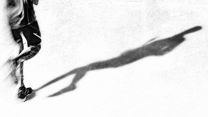 Wall Art - Photograph - Following My Shadow.. by Ina Tnzer