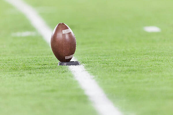 Wall Art - Photograph - Football On A Tee by David Madison