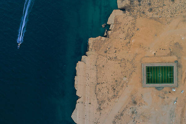 Wall Art - Photograph - Football Pitch by Haitham Al Farsi