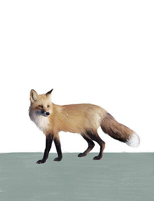 Fox on Sage by Amy Hamilton Fox on Sage by Amy Hamilton