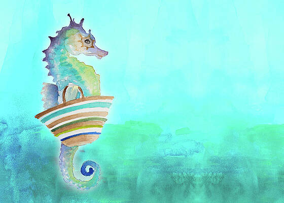 Wall Art - Painting - Fun Under The Sea II by Lanie Loreth