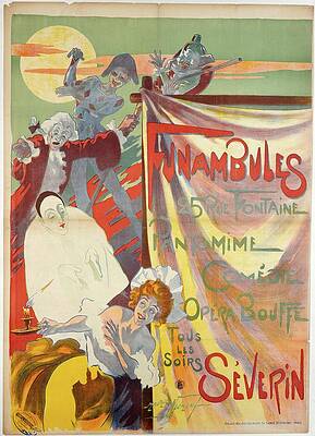 Wall Art - Painting - Funambules by Maurice Louis Henri Neumont