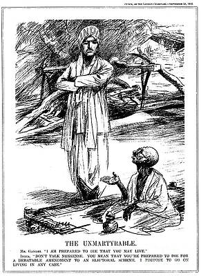 Wall Art - Drawing - Gandhi Fasting In Support by Print Collector