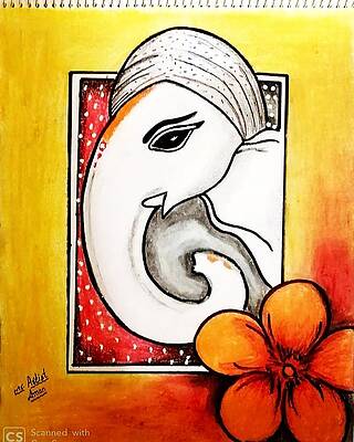 Ganesh Drawings | Fine Art America