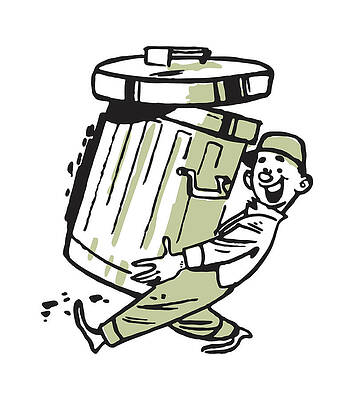 Premium Vector  Hand drawn trash bin collection sketch