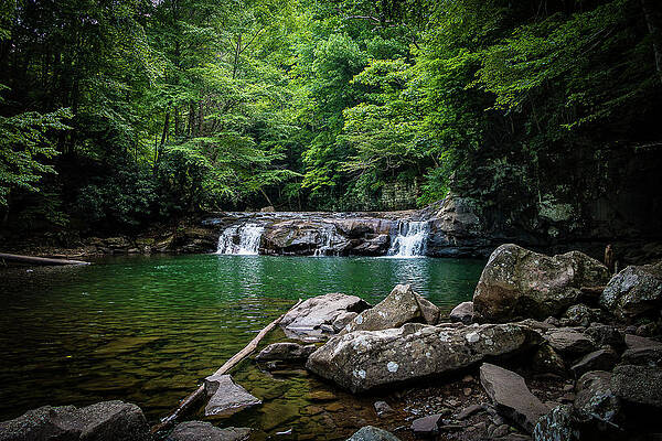 Glade Creek Waterfall by David Burnside
