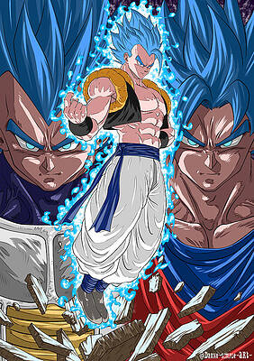 Gogeta Super Saiyan Blue by Darko Babovic Gogeta Super Saiyan Blue by Darko Babovic