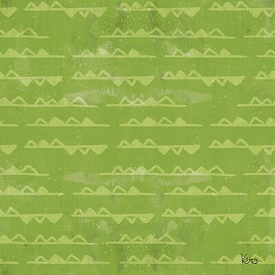 Wall Art - Painting - Good Vibes Pattern IIic by Veronique Charron