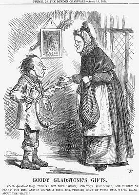 Wall Art - Drawing - Goody Gladstones Gifts, 1864. Artist by Print Collector