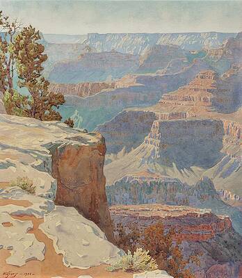 Wall Art - Painting - Grand Canyon by Gunnar Mauritz Widforss
