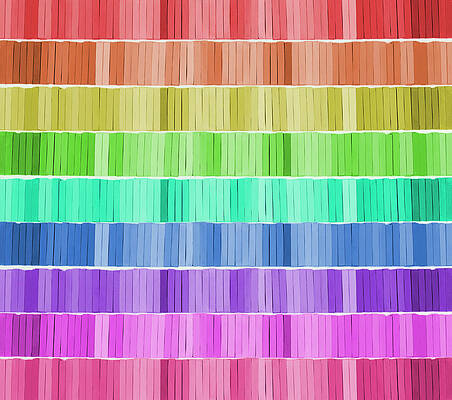 Rainbow Colored Paper by Miragec