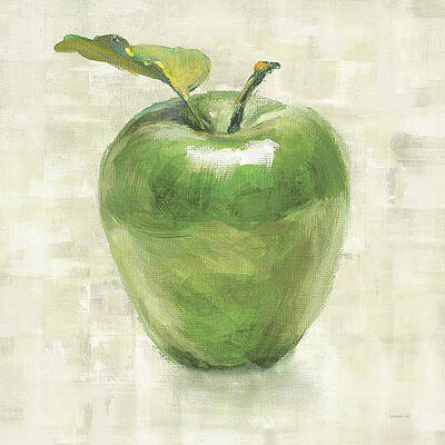 Organic Granny Smith Apples Acrylic Print by Monica Rodriguez