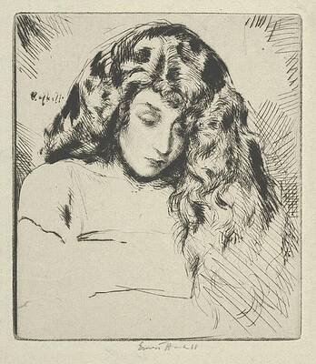 Wall Art - Drawing - Gypsy by Ernest Haskell