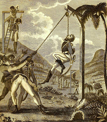 Wall Art - Photograph - Haitian Revolution, Execution Of French by Science Source