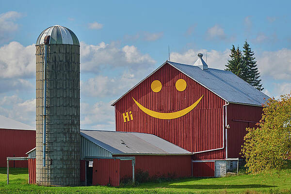 Wall Art - Photograph - Happy Barn by Paul Freidlund