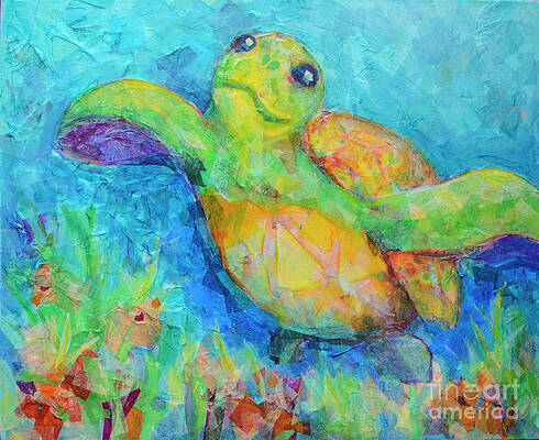 Happy Turtle by Robin Wiesneth Happy Turtle by Robin Wiesneth