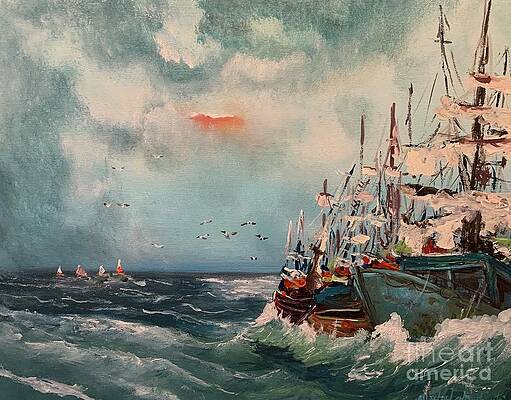 harbor by Miroslaw Chelchowski harbor by Miroslaw Chelchowski