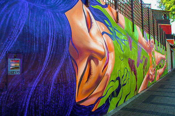 Heads Up, Street Art. Lima, Peru by Venetia Featherstone-Witty Heads Up, Street Art. Lima, Peru by Venetia Featherstone-Witty