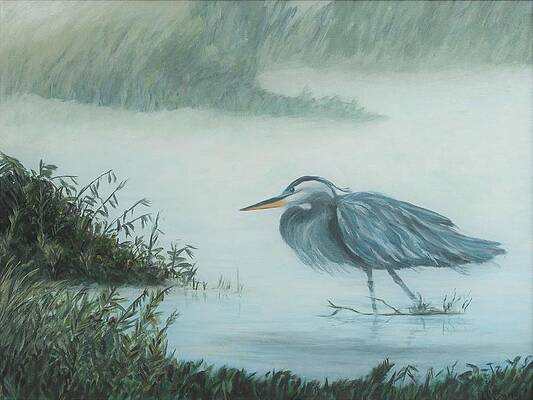 Heron in Mist by Deborah Smith Heron in Mist by Deborah Smith