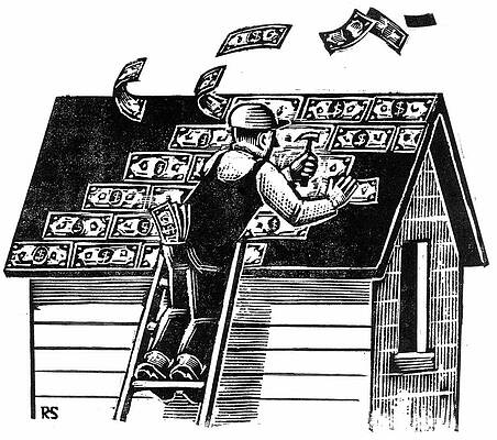 Wall Art - Drawing - Home Improvements Do Not Always Represent A Sound Investment by Roman Scott