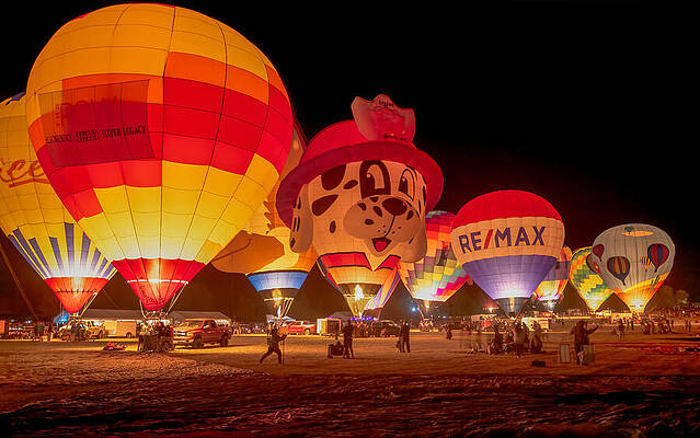 Wall Art - Photograph - Hot Air Ballroom by Donnahom